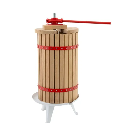Pachet Teasc Presa Struguri si Fructe ROTOR FP-30, 30 L, lemn masiv de stejar + Zdrobitor Struguri Manual ROTOR HGP-50S, cuva 28L inox
