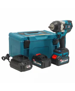 Cheie de Impact Profesională German Meister 36V MAX Brushless 700 Nm, Prindere 1/2", 4 Trepte de Putere, LED Integrat, Acumulator Li-Ion