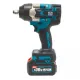Cheie de Impact Profesională German Meister 36V MAX Brushless 700 Nm, Prindere 1/2", 4 Trepte de Putere, LED Integrat, Acumulator Li-Ion