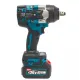 Cheie de Impact Profesională German Meister 36V MAX Brushless 700 Nm, Prindere 1/2", 4 Trepte de Putere, LED Integrat, Acumulator Li-Ion