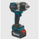 Cheie de Impact Profesională German Meister 36V MAX Brushless 700 Nm, Prindere 1/2", 4 Trepte de Putere, LED Integrat, Acumulator Li-Ion