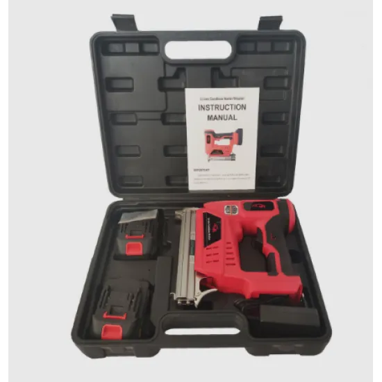 Caspator tapiterie cu acumulator, German Meister, model nou, 2 acumulatori 36 v , 5 Ah + 4 Set capse diferite marimi