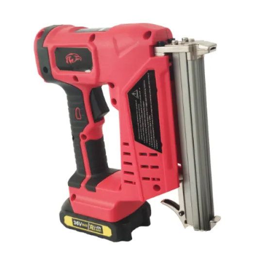 Caspator tapiterie cu acumulator, German Meister, model nou, 2 acumulatori 36 v , 5 Ah + 4 Set capse diferite marimi