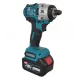 * PROMO* , Trusa 3 piese cu acumulator, German Meister , Masina de insurubat cu impact, Autofiletanta & Polizor unghiular, Model nou