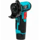 Mini Polizor Unghiular cu Acumulator German Meister 12V, Disc 75 mm, 19.500 RPM, 2 Acumulatori Li-Ion, Incarcator