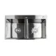 Chiuveta de bucatarie dubla din inox alimentar BH7849DS BOHM Satin 780x490x220 mm