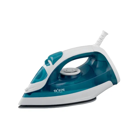 Fier de calcat cu abur BOHM Home BIC-1801BW, 1800W, rezervor 170 ml, talpa ceramica
