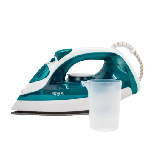 Fier de calcat cu abur BOHM Home BIC-1801BW, 1800W, rezervor 170 ml, talpa ceramica