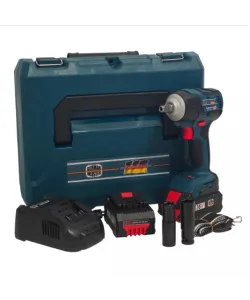 Masina de insurubat cu impact, 2 in 1, German Meister, 2 acumulatori & Incarcator, Brushless, Model nou