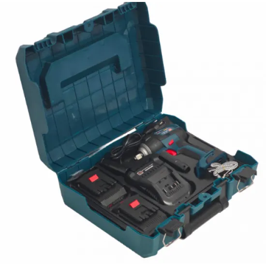 Masina de insurubat cu impact, 2 in 1, German Meister, 2 acumulatori & Incarcator, Brushless, Model nou