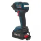 Masina de insurubat cu impact, 2 in 1, German Meister, 2 acumulatori & Incarcator, Brushless, Model nou