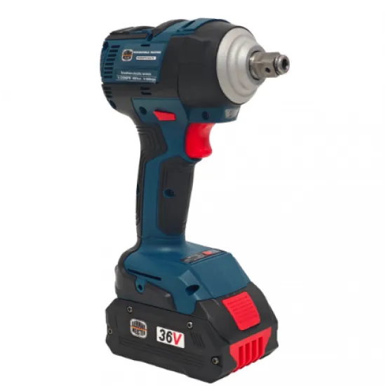 Masina de insurubat cu impact, 2 in 1, German Meister, 2 acumulatori & Incarcator, Brushless, Model nou