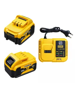 Set 2 Acumulatori Li-Ion 24V MAX XR 5.0Ah + Încărcător Rapid German Meister