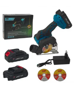 Mini Polizor Circular Multifunctional 3 în 1 German Meister XGT 36V, Acumulator 3Ah, Disc 76 mm, Reglaj Adancime, Racord Aspirare, pentru Metal, Gresie, Piatra și Plastic