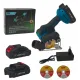 Mini Polizor Circular Multifunctional 3 în 1 German Meister XGT 36V, Acumulator 3Ah, Disc 76 mm, Reglaj Adancime, Racord Aspirare, pentru Metal, Gresie, Piatra și Plastic