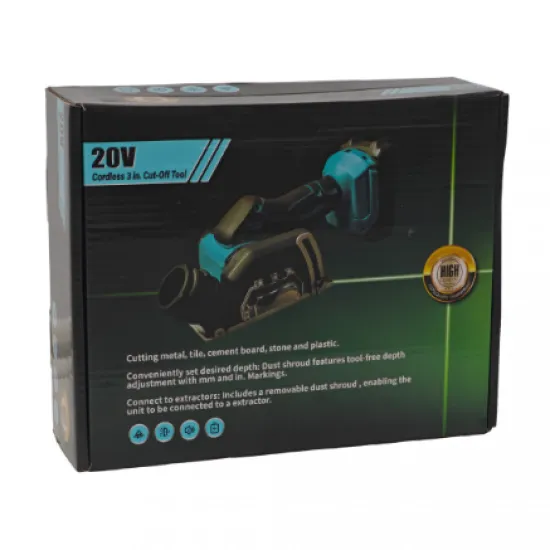 Mini Polizor Circular Multifunctional 3 în 1 German Meister XGT 36V, Acumulator 3Ah, Disc 76 mm, Reglaj Adancime, Racord Aspirare, pentru Metal, Gresie, Piatra și Plastic
