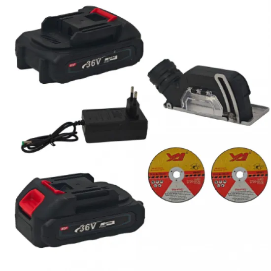 Mini Polizor Circular Multifunctional 3 în 1 German Meister XGT 36V, Acumulator 3Ah, Disc 76 mm, Reglaj Adancime, Racord Aspirare, pentru Metal, Gresie, Piatra și Plastic