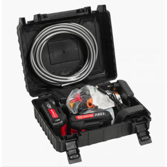 Aparat de spalat cu presiune cu acumulator, German Meister, 128 V, 8 Ah, trusa completa, Model nou