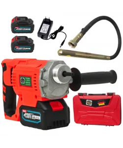 * Promo * Vibrator beton ,cu 2 acumulatori, German Meister + Lance 35mm*1.5m