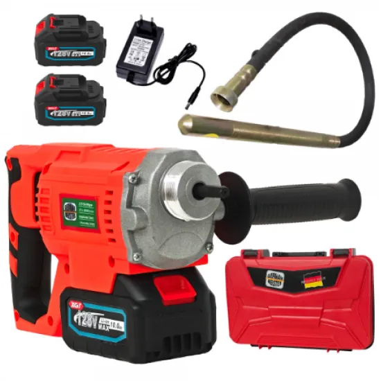 * Promo * Vibrator beton ,cu 2 acumulatori, German Meister + Lance 35mm*1.5m