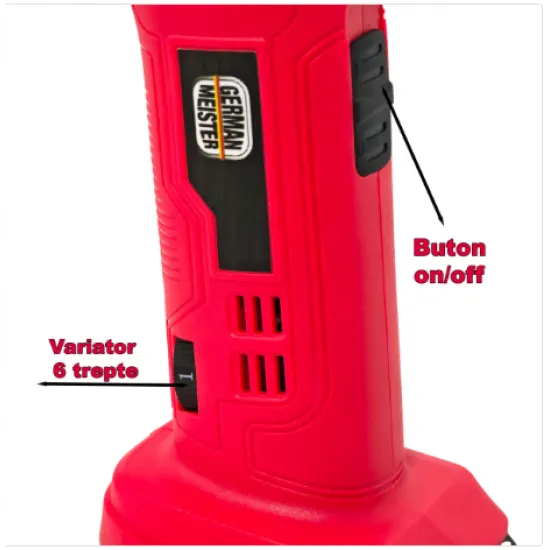 * Promo * Masina de tuns oi cu acumulator , German Meister , 6 trepte de turatie , 2400 Rpm , 550 W