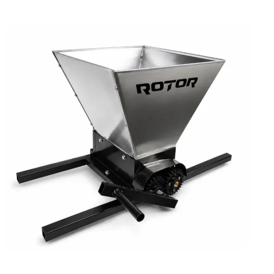 Pachet Teasc Presa Struguri si Fructe ROTOR FP-18, 18 L, lemn masiv de stejar + Zdrobitor Struguri Manual ROTOR HGP-50S, cuva 28L inox