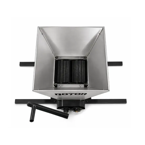 Pachet Teasc Presa Struguri si Fructe ROTOR FP-18, 18 L, lemn masiv de stejar + Zdrobitor Struguri Manual ROTOR HGP-50S, cuva 28L inox