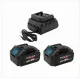 * Promo * Set polizor unghiular 125 mm & Autofiletanta mandrina 10 mm , Brushless , Model nou