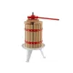 Pachet Teasc Presa Struguri si Fructe ROTOR FP-12, 12 L, lemn masiv de stejar + Zdrobitor Struguri Manual ROTOR HGP-50S, cuva 28L inox