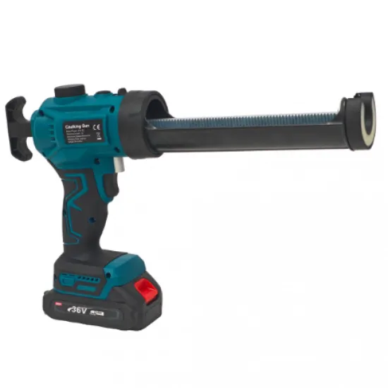 Aparat Electric pentru Silicon și Adezivi German Meister 36V, Acumulator Li-Ion, Presiune 250 Kg, LED Profesional, Cartușe 300 ml