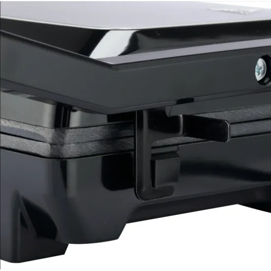 Gratar electric BOHM HOME BEGM100S, 1000 W, placi reversibile grill / plane, deschidere 180°