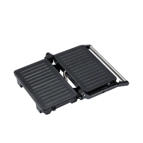 Gratar electric BOHM HOME BEGM100S, 1000 W, placi reversibile grill / plane, deschidere 180°