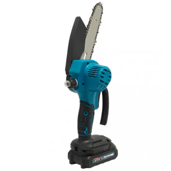 Mini Drujbă cu Acumulator German Meister 36V, Lamă și Lanț 6" (15 cm), Pompiță de Amorsare/Ungere, 2 Acumulatori, Încărcător și Valiză