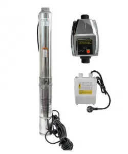 Kit hidrofor electronic cu pompa submersibila Zinith Italiy - 4STM508, 1.65 Kw, refulare 100m, Presostat electronic automat LPC-4 Kit hidrofor electronic cu pompa submersibila Zinith Italiy - 4STM508, 1.65 Kw, refulare 100m, Presostat electronic automat LPC-4
