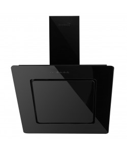 Hota Incorporabila decorativa Hausberg HB-1290, Putere de absorbtie 650 mc/h, 60 cm, Touch control, Filtru aluminiu, Negru