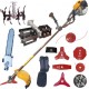 Pachet Motocoasa MOTOYAMA Japan, Cultivator, Prasitoare, Accesoriu tip fierastrau, 7.8CP, toate accesoriile incluse