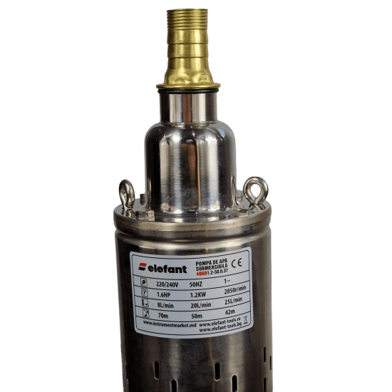 Pompa submersibila ELEFANT 4QGD1.2-50-0.37, 1200W, 41l/min