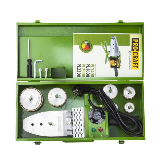 Plita PPR Procraft PL1600, 800W, 6 Bacuri, aparat lipit tevi Plita PPR Procraft PL1600, 800W, 6 Bacuri, aparat lipit tevi