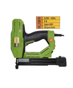 Capsator electric Procraft PEH600, pistol capse TYPE 600, 5A, usor de manevrat cu capse si cuie incluse in set. 