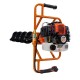 Motoburghiu Ruris TT10  cu burghiu 100mm ,150 mm inclus