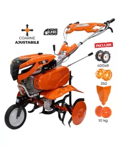 Motosapa RURIS 7500 ACC1 + roti cauciuc 4.00-8+rarita+roti metalice 350 fara manicot+set contragreutati 10kg 7CP Motosapa RURIS 7500 ACC1 + roti cauciuc 4.00-8+rarita+roti metalice 350 fara manicot+set contragreutati 10kg 7CP