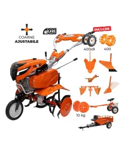 Motosapa RURIS 7500 ACC6 + roti cauciuc 4.00-8+rarita ajustabila+plug+adaptor+dispozitiv cartofi+cultivator multifunctional+accesoriu tractat+roti metalice 400 fara manicot+remorca RURIS 550S+set contragreutati 10kg 7CP Motosapa RURIS 7500 ACC6 + roti cauciuc 4.00-8+rarita ajustabila+plug+adaptor+dispozitiv cartofi+cultivator multifunctional+accesoriu tractat+roti metalice 400 fara manicot+remorca RURIS 550S+set contragreutati 10kg 7CP