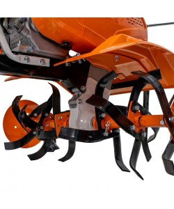 Motosapa RURIS 7500 ACC5 + roti cauciuc 4.00-8+rarita ajustabila+plug+adaptor+dispozitiv cartofi+cultivator multifunctional+roti metalice 400 fara manicot 7 CP