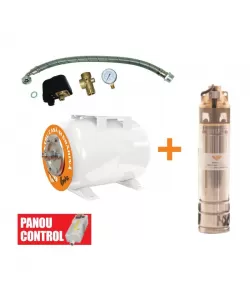 Kit pompa + hidrofor Ruris Dunarea , 24l, cablu 15m Kit pompa + hidrofor Ruris Dunarea , 24l, cablu 15m