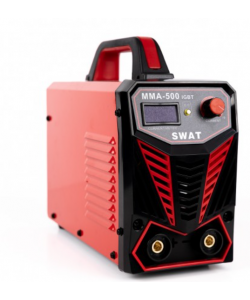 Aparat de sudura invertor SWAT MMA500, afisaj electronic, accesorii, rosu