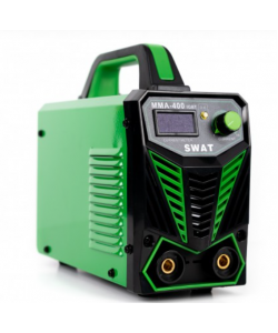 Aparat de sudura invertor SWAT MMA400, afisaj electronic, accesorii, verde