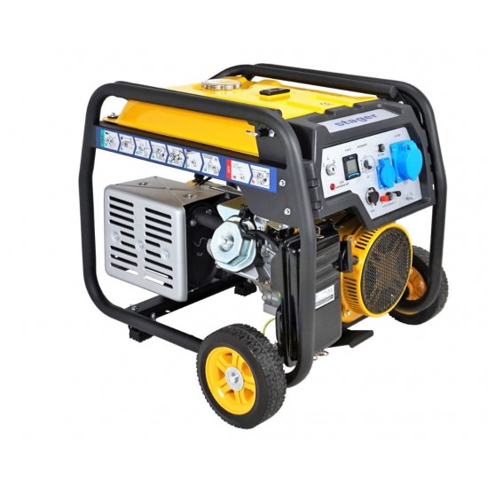 Generator open-frame 5.5kW, monofazat, benzina, pornire electrica Stager FD 6500ER Automatic