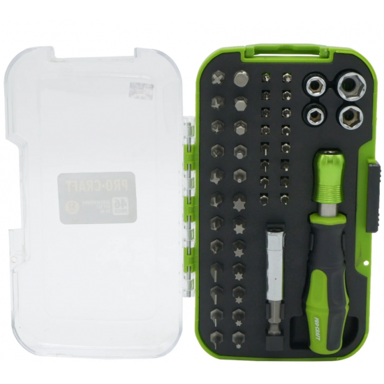 Set de biți PROCRAFT (46 piese) SS-46