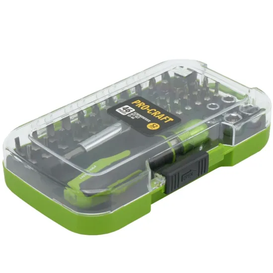 Set de biți PROCRAFT (46 piese) SS-46