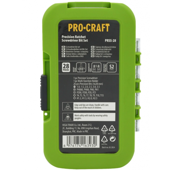 Set de biti PRSS-28 Procraft